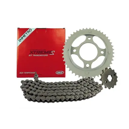 Kit Relação Honda Biz 125 2005 à 2017 Vaz Aço 1045