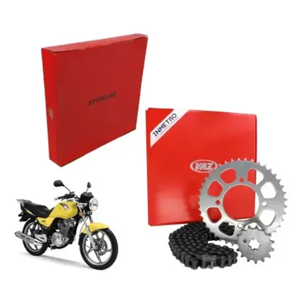 Kit Relação Suzuki Yes/Intruder 125 Vaz Aço 1045