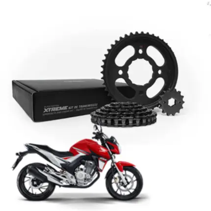 Kit Relação VAZ Honda CB 250 Twister 2015 a 2020 Aço 1045