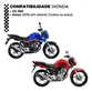 Kit Relação Honda Titan/Fan 160 Vaz Aço 1045
