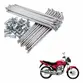 Jogo de Raio Tmac Honda Titan 125 KS Titan 150 Traseiro Dianteiro Cromado 4.0mm
