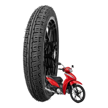 Pneu Moto 60/100-17 Cinborg Parrudo Rua Aro 17 Dianteiro Honda Biz