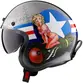 Capacete LS2 OF599 Spitfire Bomb Rider Blushed Alloy