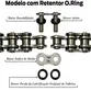 Kit Relação VAZ Kawazaki Ninja 250 Ninja 300 Com Retentor Aço 1045