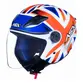 Capacete Aberto Asx City Air Kingdom Uk Brilho