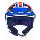 Capacete Aberto Asx City Air Kingdom Uk Brilho