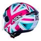 Capacete Aberto Asx City Air Kingdom Uk Brilho