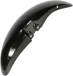 Paralama Dianteiro Pro Tork Honda Titan Fan 125 Ks/Es 125 05 À 2013 Preto Sem Suporta