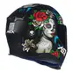 Capacete Moto Asx Eagle Catrina Fechado Preto Fosco Inmetro