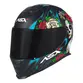 Capacete Moto Asx Eagle Catrina Fechado Preto Fosco Inmetro
