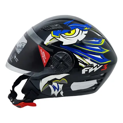 Capacete Moto Aberto FW3 X Open Eagle