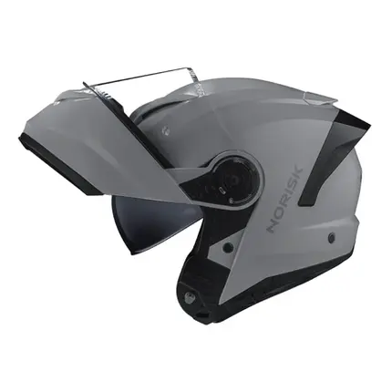 Capacete Moto Modular NoRisk Force II Monocolor (Com Óculos Fumê Interno)