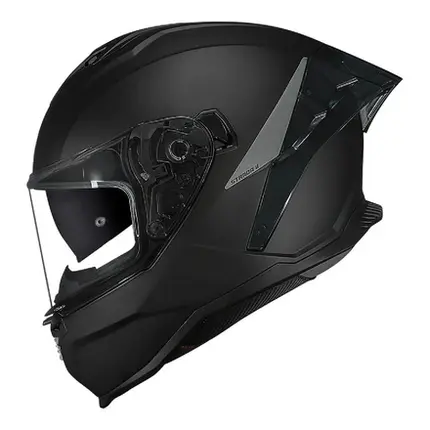 Capacete No Risk Strada II Monocolor (Com Óculos Fumê Interno)