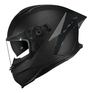 Capacete No Risk Strada II Monocolor (Com Óculos Fumê Interno)