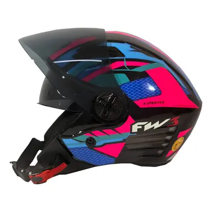 Capacete FW3X Open Up Fox