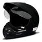 Capacete Moto Ebf Motocross Fechado Com Viseira Motard