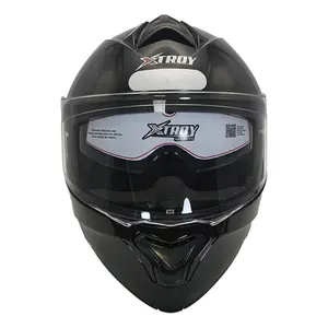 Capacete Articulado Ebf Xtroy Solid C/ Óculos Interno Preto