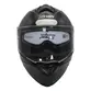 Capacete Articulado Ebf Xtroy Solid C/ Óculos Interno Preto