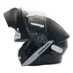 Capacete Articulado Ebf Xtroy Solid C/ Óculos Interno Preto