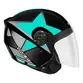 Capacete Ebf Spark Jet Galaxy Estrela Aberto