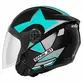 Capacete Ebf Spark Jet Galaxy Estrela Aberto