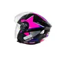 Capacete Ebf Spark Jet Galaxy Estrela Aberto