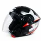 Capacete Ebf Spark Jet Galaxy Estrela Aberto