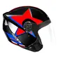 Capacete Ebf Spark Jet Galaxy Estrela Aberto