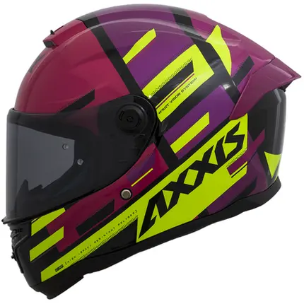 CAPACETE AXXIS HUMMER PIPE A8 PINK GLOSS Fechado