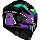 Capacete Race Tech Hit Draw Fechado Inmetro