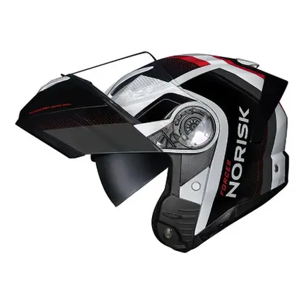 Capacete Norisk Force II Kore Modular (Com Óculos Fumê Interno)