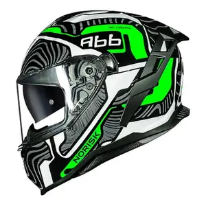 Capacete No Risk Strada II Fusion (Com Viseira Fumê Interna)