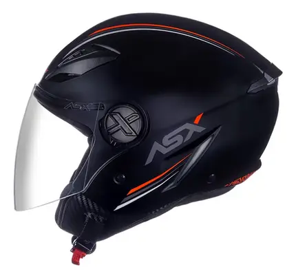 Capacete ASX City Air Solid Aberto