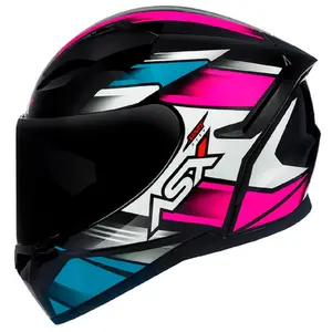 Capacete ASX City Start Preto Brilho Fechado Inmetro
