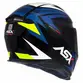 Capacete ASX Eagle Street Preto Brilho Fechado Inmetro
