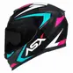 Capacete ASX Eagle Street Preto Brilho Fechado Inmetro