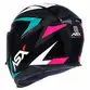 Capacete ASX Eagle Street Preto Brilho Fechado Inmetro