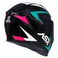 Capacete ASX Eagle Street Preto Brilho Fechado Inmetro