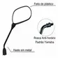 Espelho Retrovisor AWA Modelo Original YBR 125 Par