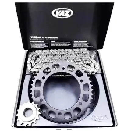 Kit Relação Honda Nx 400 Falcon Com Retentor Vaz Black Edition Velocidade Final 38/16