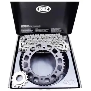 Kit Relação Honda Nx 400 Falcon Com Retentor Vaz Black Edition Velocidade Final 38/16