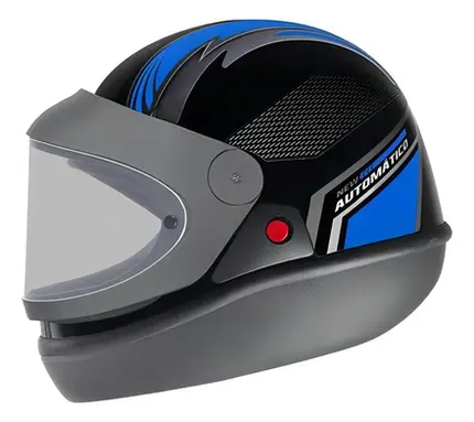 Capacete EBF New Automático Bolt Preto